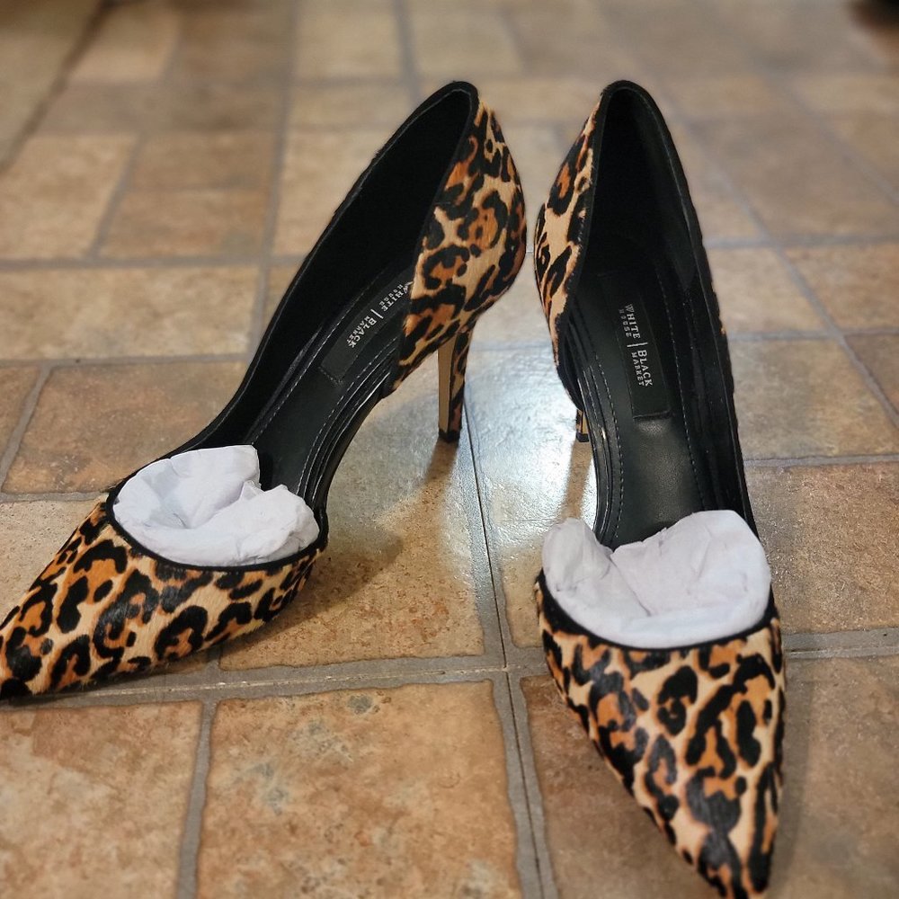 WHBM Leopard Pumps